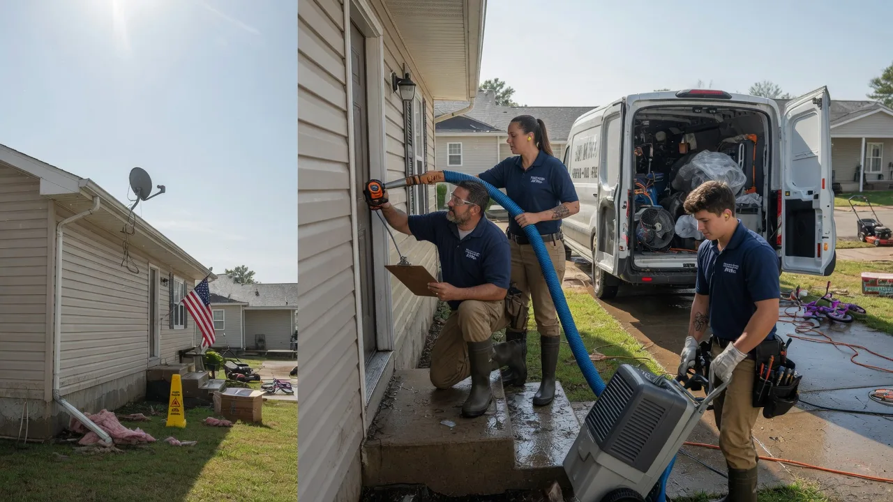 Ceiling Water Damage Restoration in Dudley, MO near me